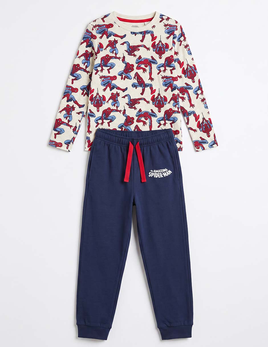 Conjunto pijama spider-man para niño 2