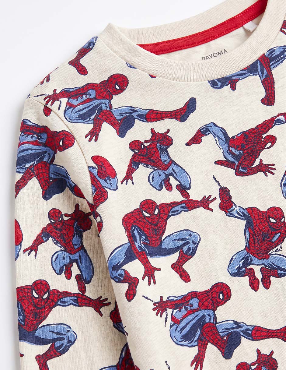 Conjunto pijama spider-man para niño 5