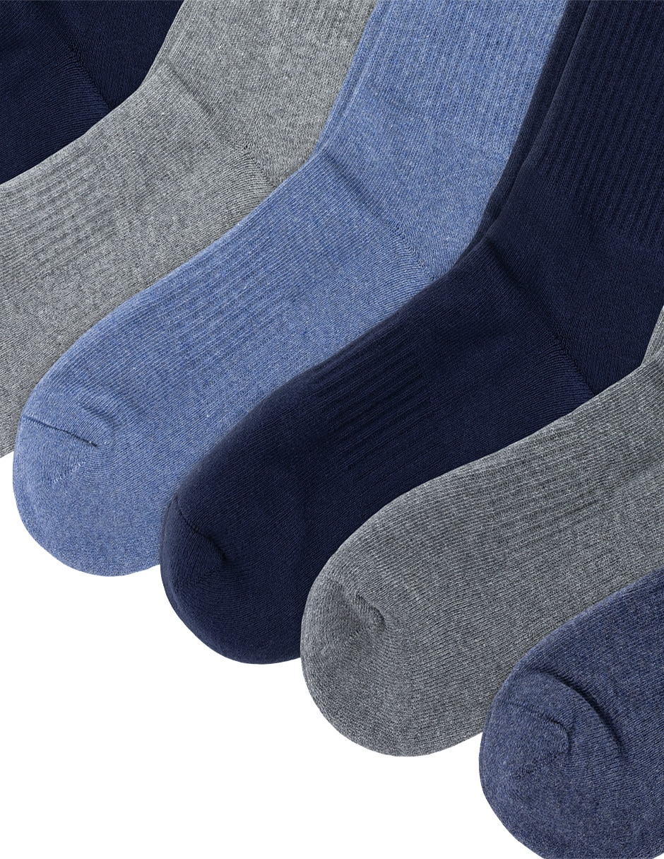 Calceta de algodón para infantil niño 6 pares 3