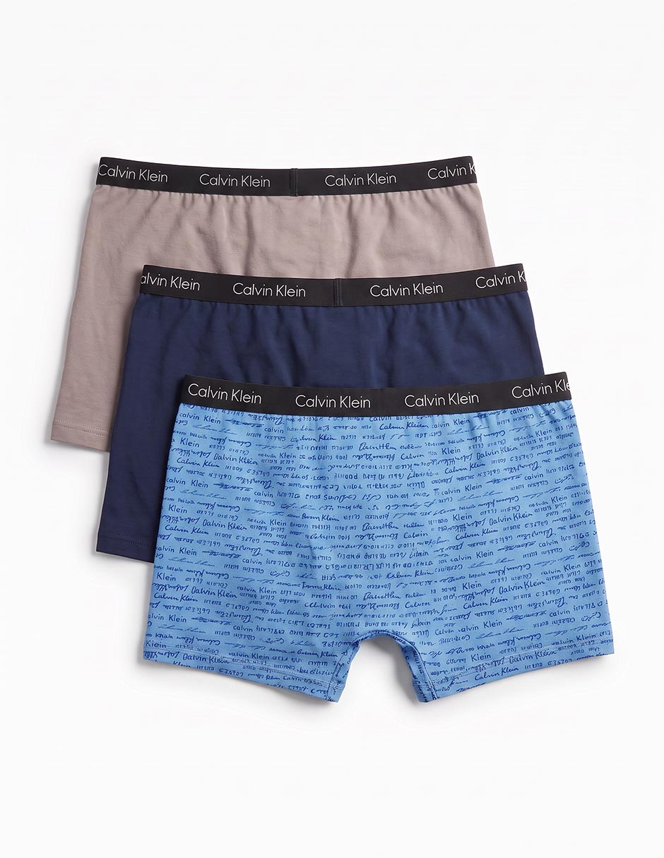 Set bóxer calvin klein para niño 3