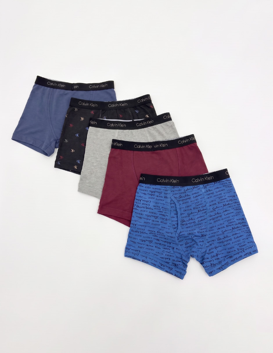 Set bóxer calvin klein para niño