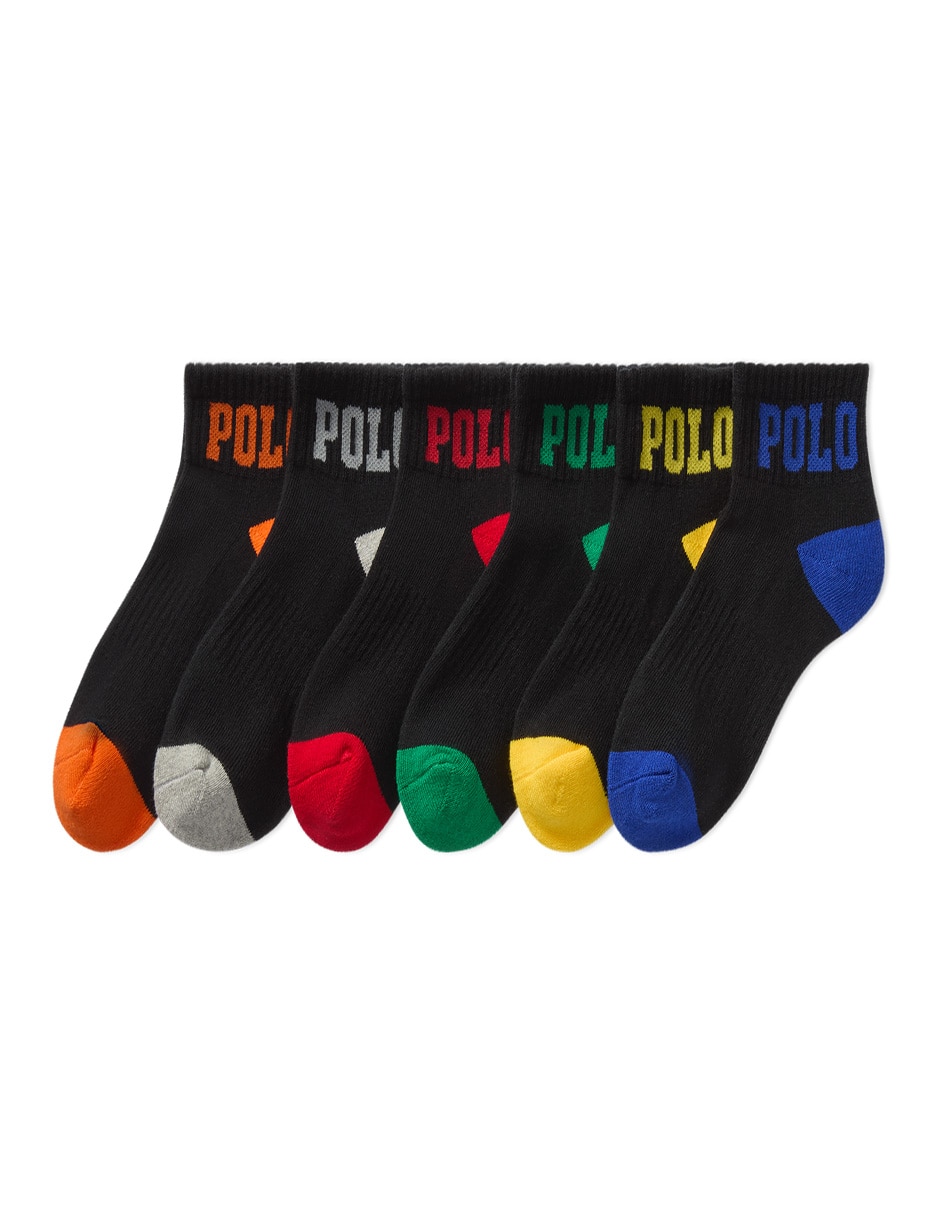 Set de tí­n de algodón para niño 6 pares