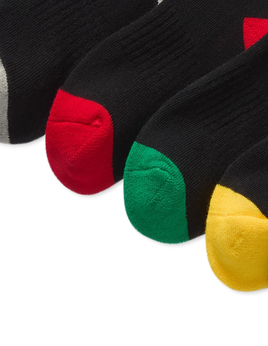 Set de tí­n de algodón para niño 6 pares 3