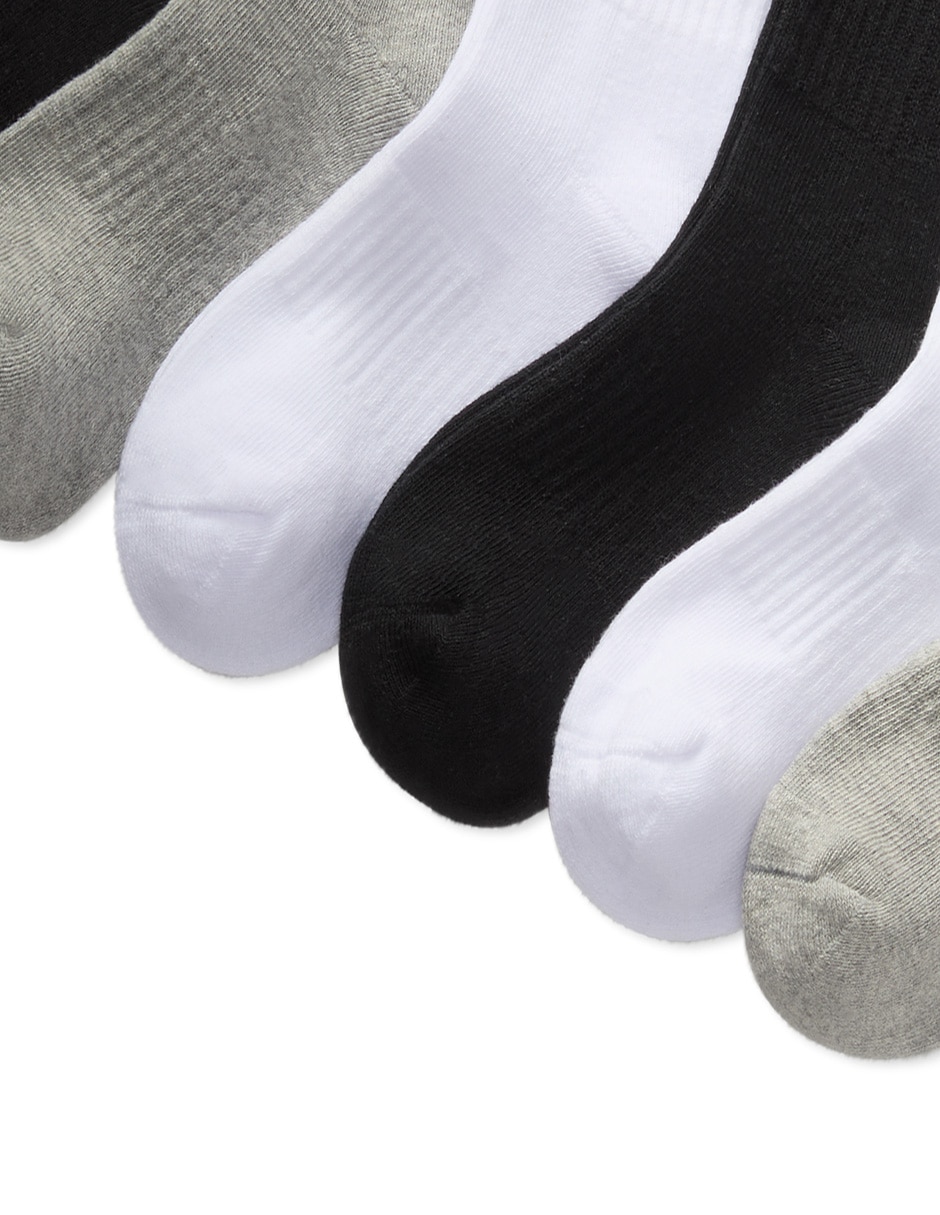 Calceta de algodón para niño 6 pares 3