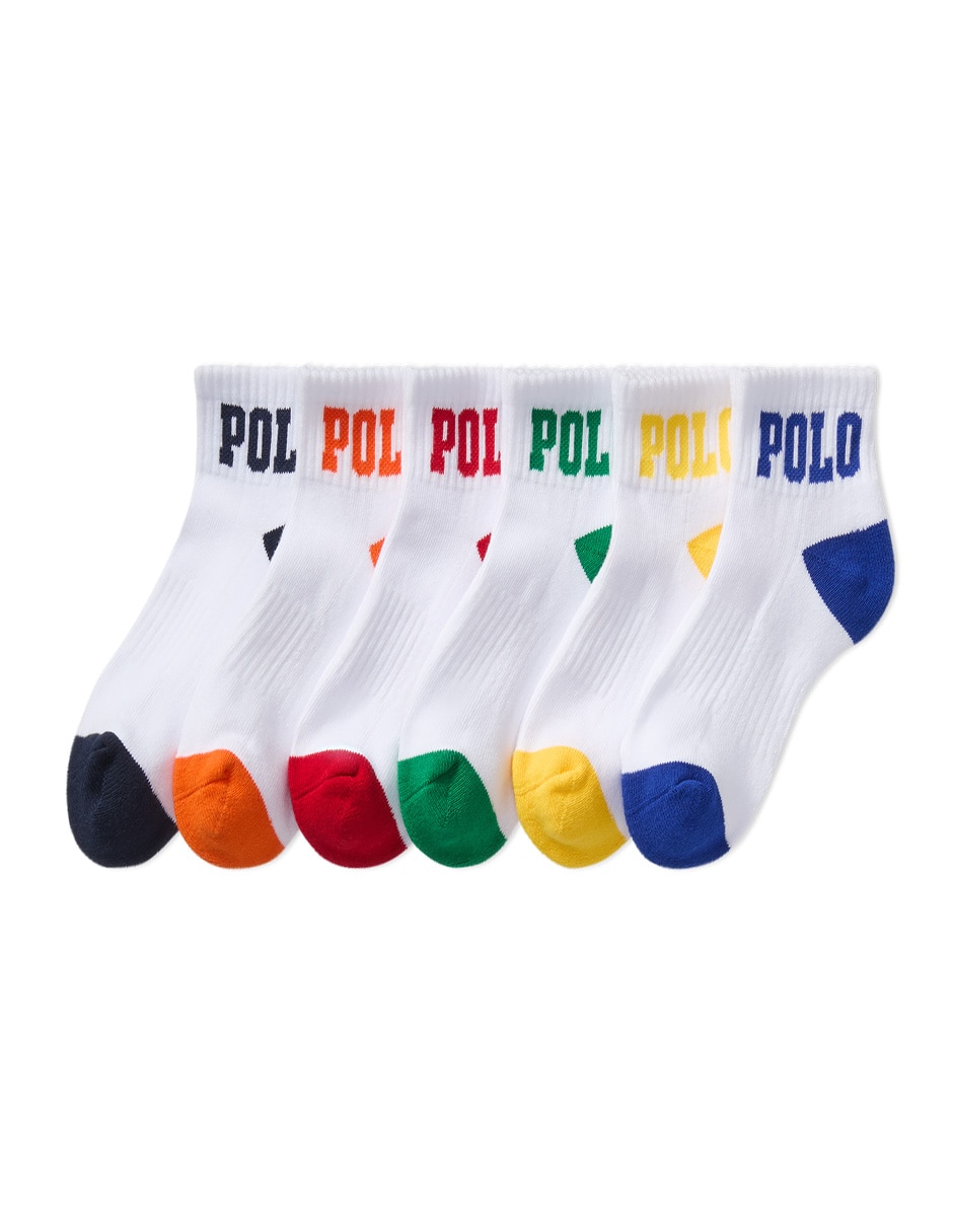 Set de tí­n de algodón para niño 6 pares