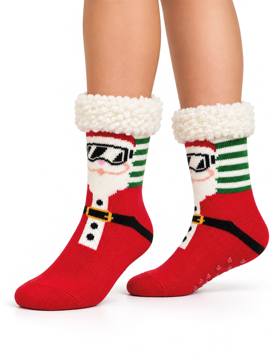 Calcetín antiderrapante navidad para niño 2