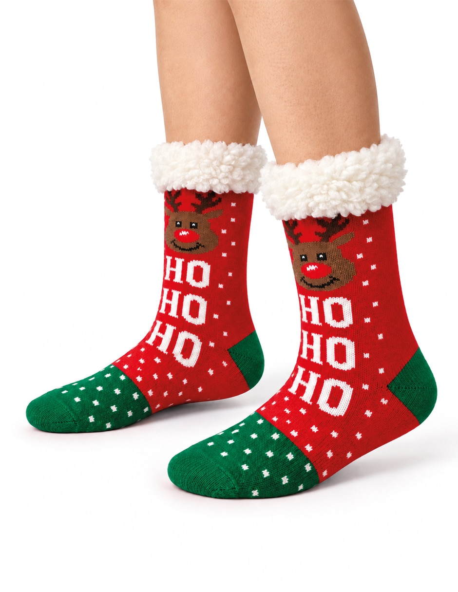 Calcetín antiderrapante navidad para niño 2