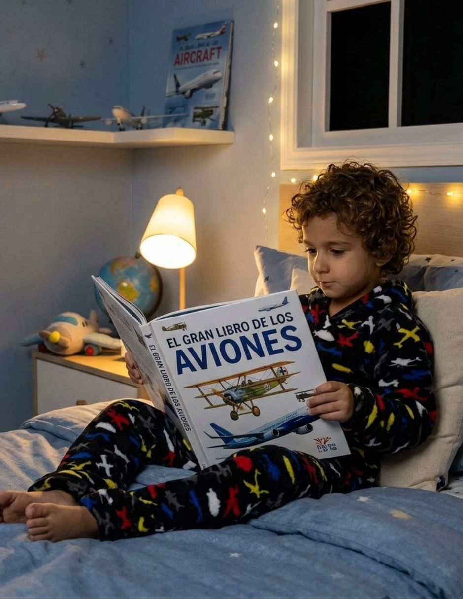 Conjunto pijama aviones para niño