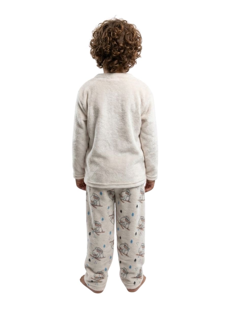 Conjunto pijama yetti para niño 5
