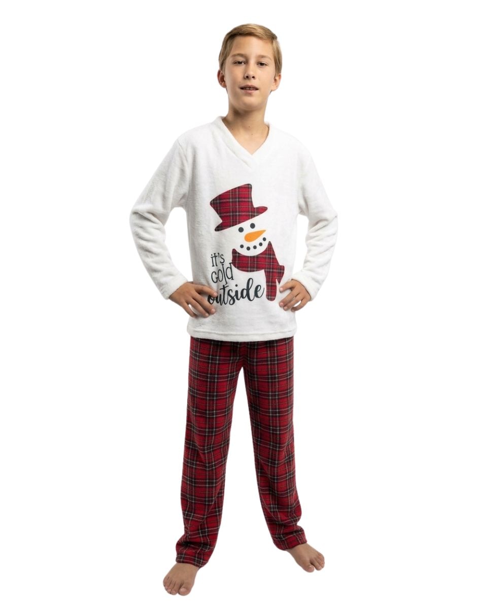 Conjunto pijama MONO DE NIEVE para Infantil / Niños grandes Niño