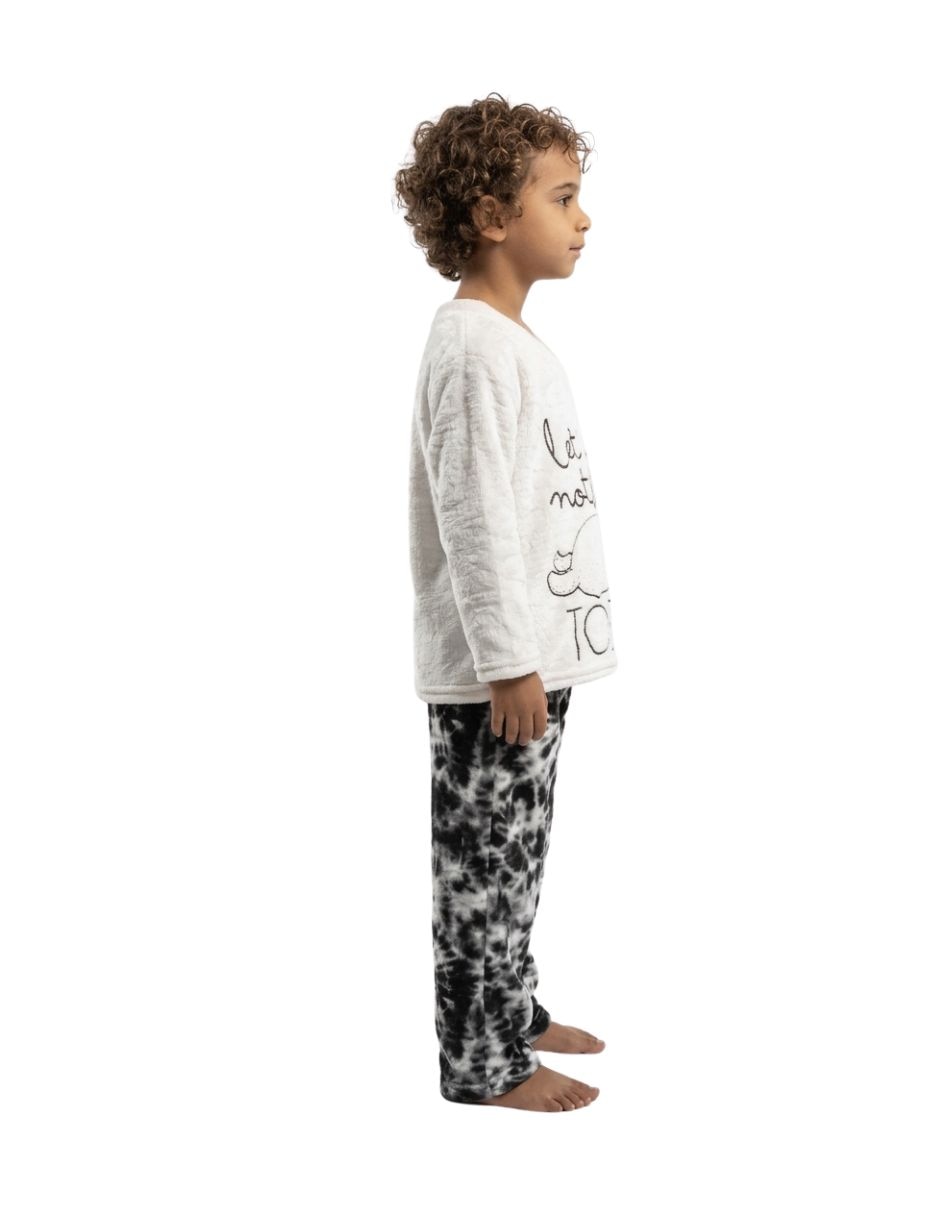 Conjunto pijama lets do nothing para niño