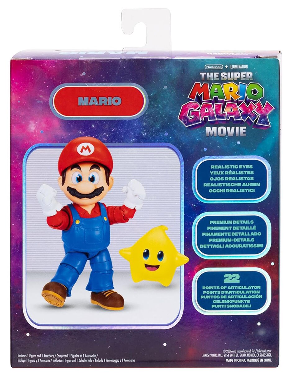 Set figuras de juguete The Super Mario Galaxy movie 4