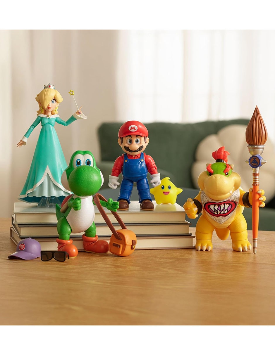 Set figuras de juguete The Super Mario Galaxy movie 10