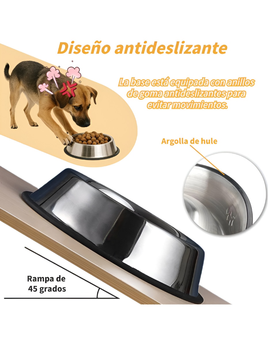 Comedero para perro y gato