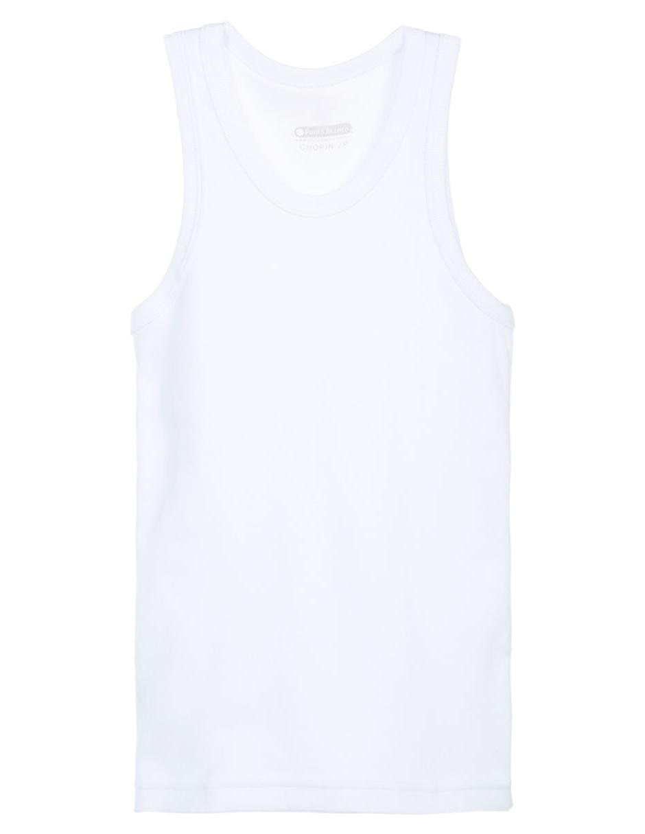 Camiseta cuello redondo Punto Blanco para niño Camiseta cuello redondo Punto Blanco para niño