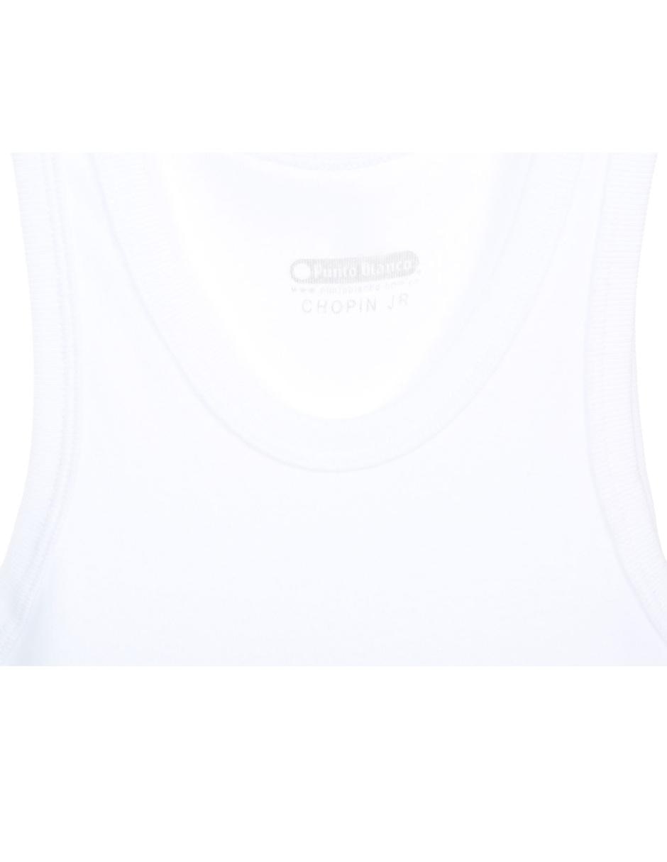 Camiseta cuello redondo Punto Blanco para niño 3